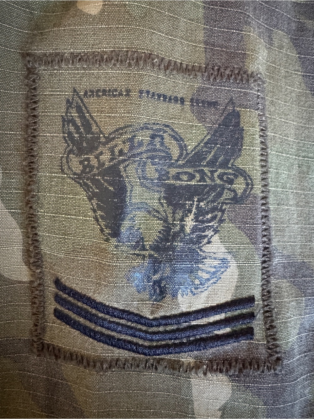 Billabong Camo M-65 Military Field Jacket XL Utility Cargo Oversized Streetwear - Picture 4 of 16